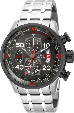 Invicta Watch INVICTA WOMEN'S 17204 AVIATOR QUARTZ CHRONOGRAPH GUNMETAL DIAL WATCH