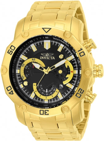 Invicta Watch INVICTA MEN'S 22767 PRO DIVER QUARTZ MULTIFUNCTION BLACK DIAL WATCH