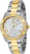 Invicta Watch INVICTA WOMEN'S 21418 ANGEL QUARTZ 3 HAND SILVER DIAL WATCH