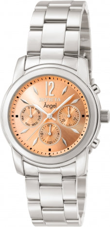 Invicta Watch INVICTA WOMEN'S 0462 ANGEL QUARTZ CHRONOGRAPH ROSE GOLD DIAL WATCH