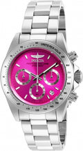 Invicta Watch INVICTA WOMEN'S 16654 SPEEDWAY QUARTZ CHRONOGRAPH HOT PINK DIAL WATCH