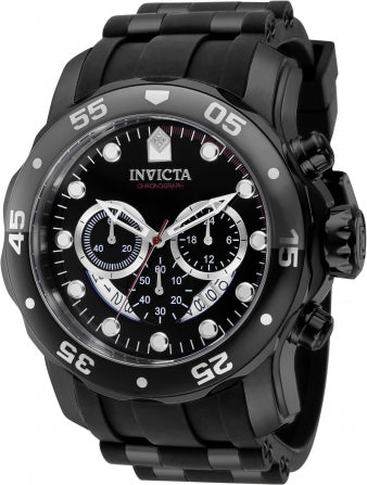 Invicta Watch INVICTA MEN'S 37231 PRO DIVER QUARTZ CHRONOGRAPH BLACK, RED DIAL WATCH
