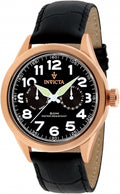 Invicta Watch INVICTA MEN'S 11742 VINTAGE QUARTZ 3 HAND BLACK DIAL WATCH