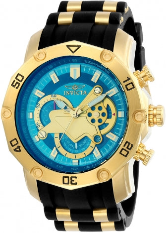 Invicta Watch INVICTA MEN'S 23426 PRO DIVER QUARTZ MULTIFUNCTION BLUE DIAL WATCH