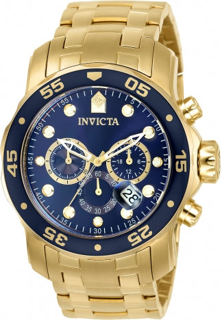 Invicta Watch INVICTA MEN'S 0073 PRO DIVER QUARTZ CHRONOGRAPH BLUE DIAL WATCH