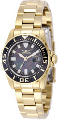 Invicta Watch INVICTA WOMEN'S 2962 PRO DIVER QUARTZ 3 HAND BLACK DIAL WATCH