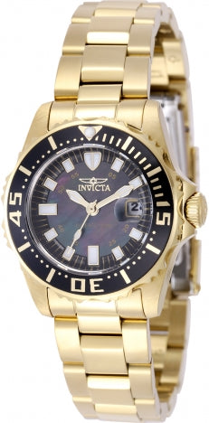 Invicta Watch INVICTA WOMEN'S 2962 PRO DIVER QUARTZ 3 HAND BLACK DIAL WATCH