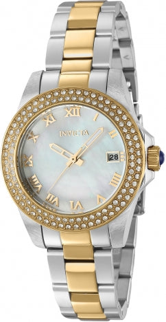Invicta Watch INVICTA WOMEN'S 36075 ANGEL QUARTZ 3 HAND WHITE DIAL WATCH