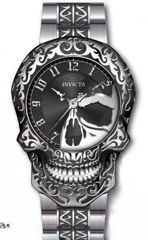 Invicta Watch INVICTA MEN'S 31907 ARTIST AUTOMATIC 3 HAND BLACK, SILVER DIAL WATCH