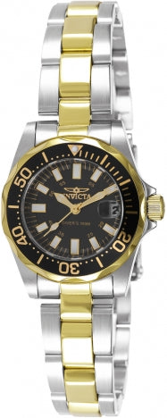Invicta Watch INVICTA WOMEN'S 7063 SIGNATURE QUARTZ 3 HAND BLACK DIAL WATCH