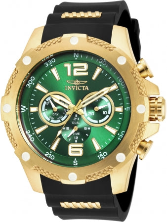 Invicta Watch INVICTA MEN'S 19661 I-FORCE QUARTZ CHRONOGRAPH GREEN DIAL WATCH