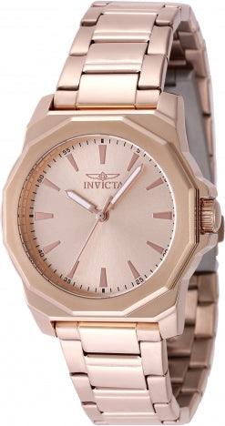 Invicta Watch INVICTA WOMEN'S 49089 SPEEDWAY QUARTZ 3 HAND ROSE GOLD DIAL WATCH