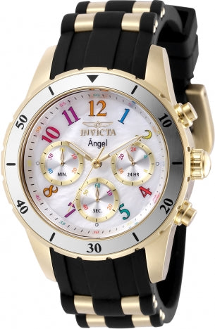 Invicta Watch INVICTA WOMEN'S 49803 ANGEL QUARTZ VD54 WHITE DIAL WATCH