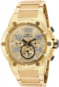 Invicta Watch INVICTA MEN'S 19529 SPEEDWAY QUARTZ CHRONOGRAPH GOLD DIAL WATCH