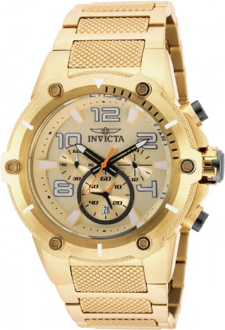 Invicta Watch INVICTA MEN'S 19529 SPEEDWAY QUARTZ CHRONOGRAPH GOLD DIAL WATCH