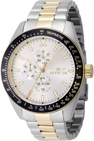 Invicta Watch INVICTA MEN'S 48861 AVIATOR QUARTZ VH67 SILVER DIAL WATCH