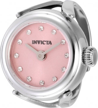 Invicta Watch INVICTA WOMEN'S 49072 MINI QUARTZ 2 HAND PINK DIAL RING WATCH