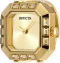 Invicta Watch INVICTA WOMEN'S 49585 MINI QUARTZ GOLD DIAL RING WATCH