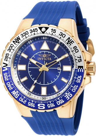 Invicta Watch INVICTA MEN'S 19270 AVIATOR QUARTZ 3 HAND BLUE DIAL WATCH