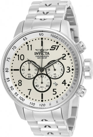 Invicta Watch INVICTA MEN'S 23078 S1 RALLY QUARTZ MULTIFUNCTION SILVER DIAL WATCH