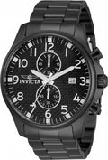 Invicta Watch INVICTA 0383 SPECIALTY QUARTZ CHRONOGRAPH BLACK DIAL WATCH