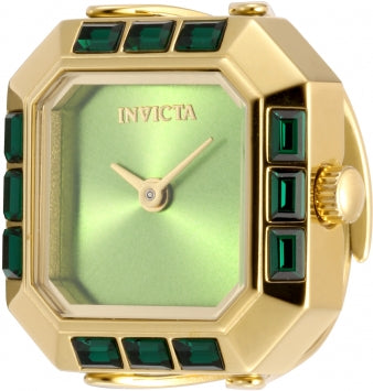 Invicta Watch INVICTA WOMEN'S 49583 MINI QUARTZ 2 HAND GREEN DIAL RING WATCH