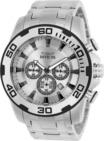 Invicta Watch INVICTA MEN'S 22317 PRO DIVER QUARTZ CHRONOGRAPH SILVER DIAL WATCH