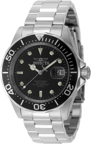 Invicta Watch INVICTA MEN'S 9307 PRO DIVER QUARTZ 3 HAND BLACK DIAL WATCH