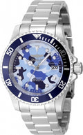 Invicta Watch INVICTA MEN'S 48570 PRO DIVER QUARTZ 3 HAND CAMOUFLAGE, BLUE DIAL WATCH