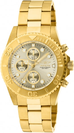 Invicta Watch INVICTA MEN'S 1774 PRO DIVER QUARTZ CHRONOGRAPH CHAMPAGNE DIAL WATCH
