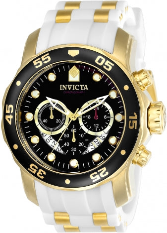 Invicta Watch INVICTA MEN'S 20289 PRO DIVER QUARTZ CHRONOGRAPH BLACK DIAL WATCH