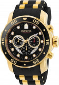 Invicta Watch INVICTA MEN'S 6981 PRO DIVER QUARTZ MULTIFUNCTION BLACK DIAL WATCH