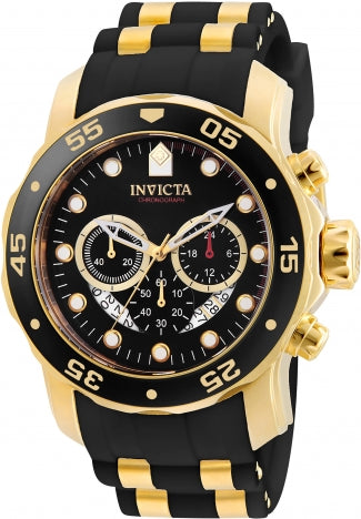 Invicta Watch INVICTA MEN'S 6981 PRO DIVER QUARTZ MULTIFUNCTION BLACK DIAL WATCH