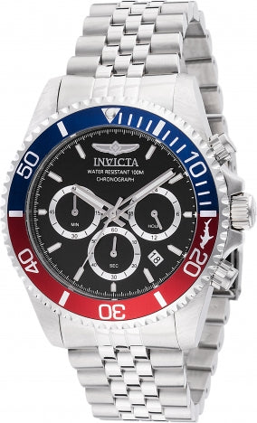Invicta Watch INVICTA MEN'S 48117 PRO DIVER QUARTZ CHRONOGRAPH BLACK DIAL WATCH