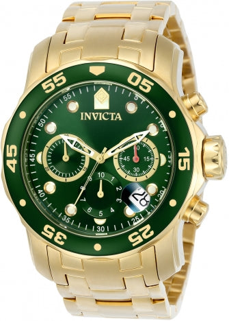 Invicta Watch INVICTA MEN'S 0075 PRO DIVER QUARTZ CHRONOGRAPH GREEN DIAL WATCH