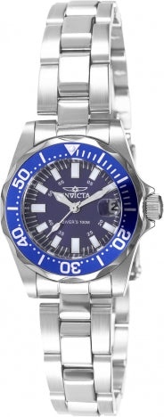 Invicta Watch INVICTA WOMEN'S 7060 SIGNATURE QUARTZ 3 HAND BLUE DIAL WATCH