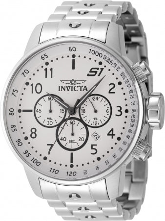 Invicta Watch INVICTA MEN'S 23078 S1 RALLY QUARTZ MULTIFUNCTION SILVER DIAL WATCH