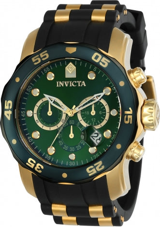Invicta Watch INVICTA MEN'S 17886 PRO DIVER QUARTZ MULTIFUNCTION GREEN DIAL WATCH