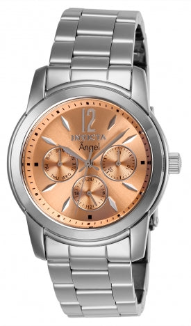 Invicta Watch INVICTA WOMEN'S 0462 ANGEL QUARTZ CHRONOGRAPH ROSE GOLD DIAL WATCH