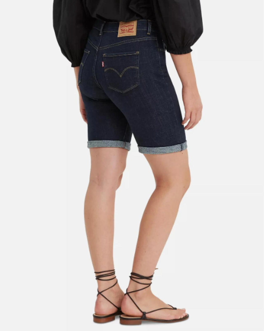 LEVIS DENIM BERMUDA SHORTS ROYAL RINSE 27" Waist - Size 6