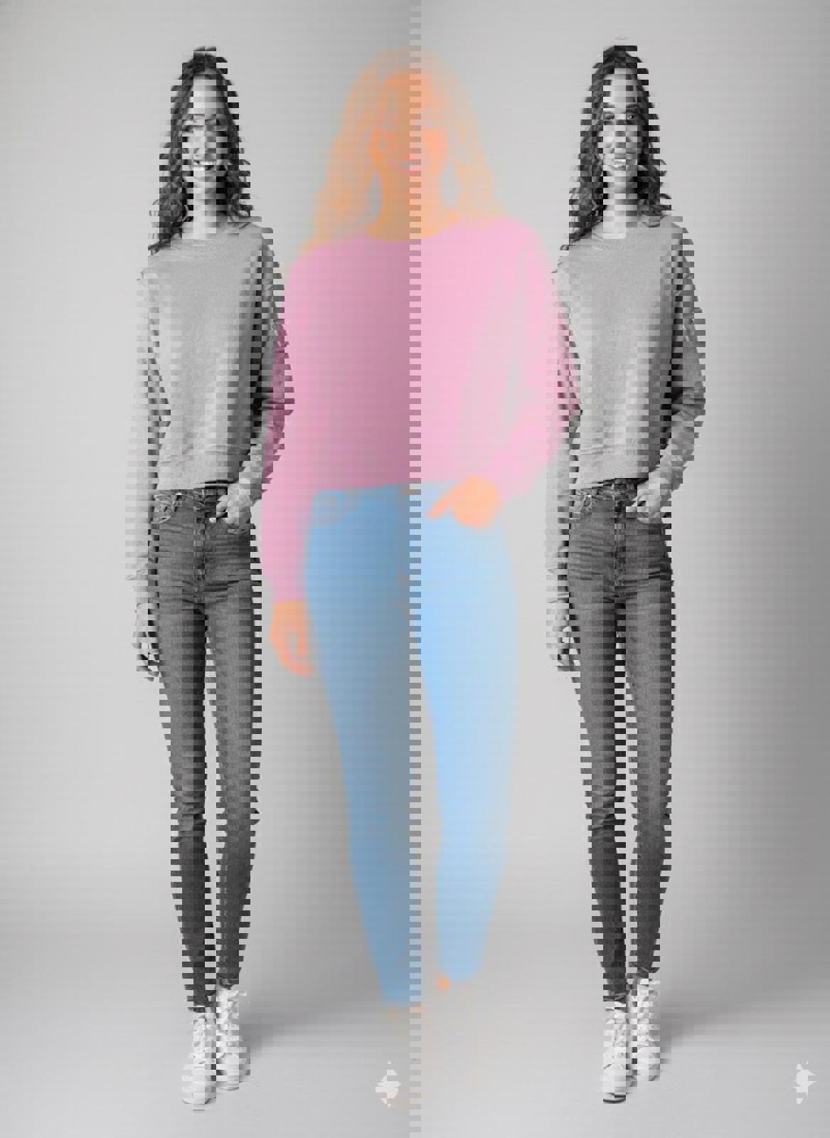 HIPPIE ROSE JUNIORS CREWNECK LONG-SLEEVE VALERIAN Size S