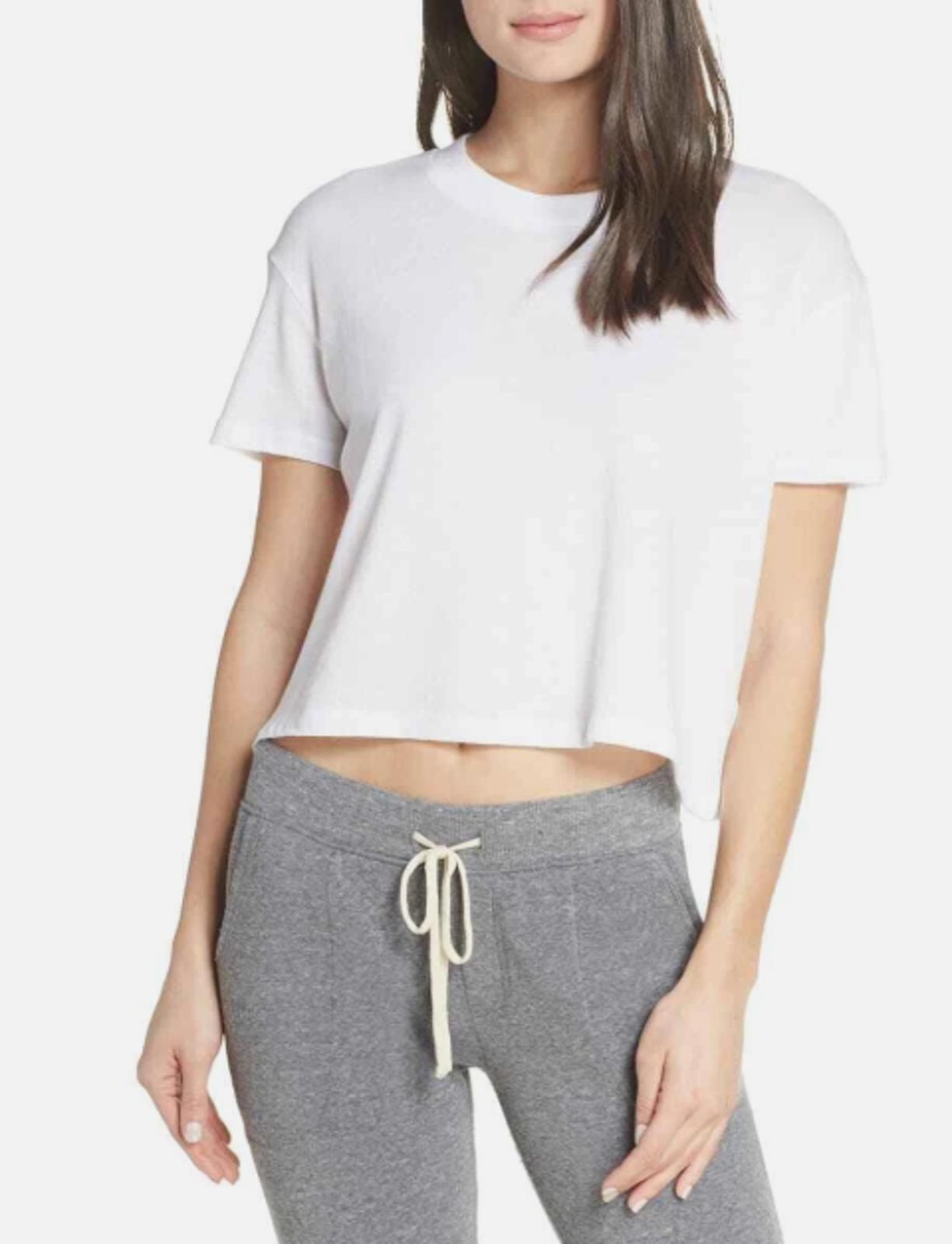 ALTERNATIVE APPAREL WOMENS GO-TO HEADLINER CROPPED WHITE - Size - L
