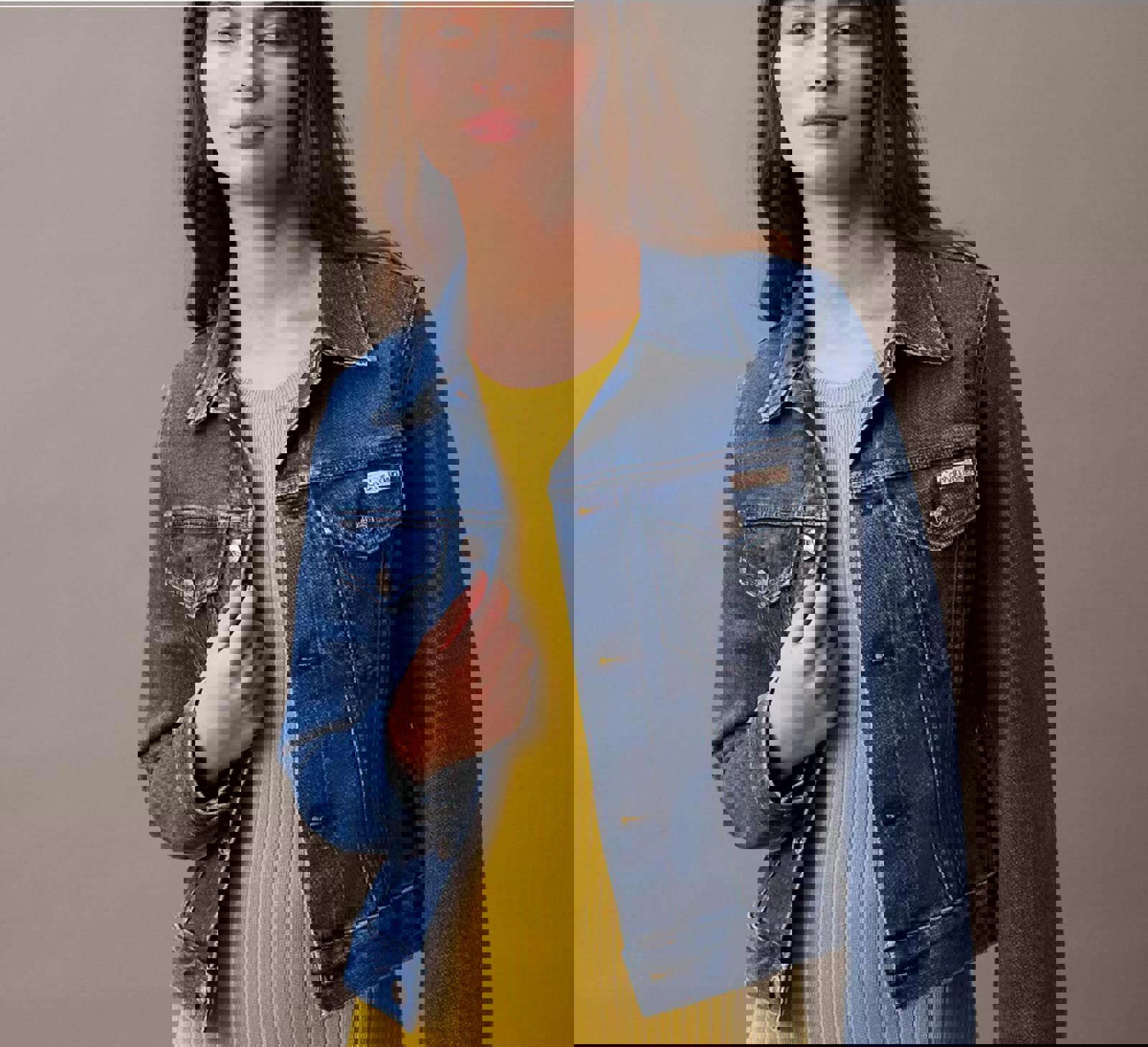 Calvin Klein Trucker Jacket - Size Small