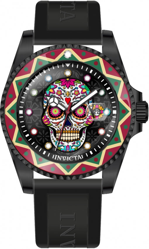 Invicta Quartz Pro Diver Dia De Los Muertos 43mm 43754