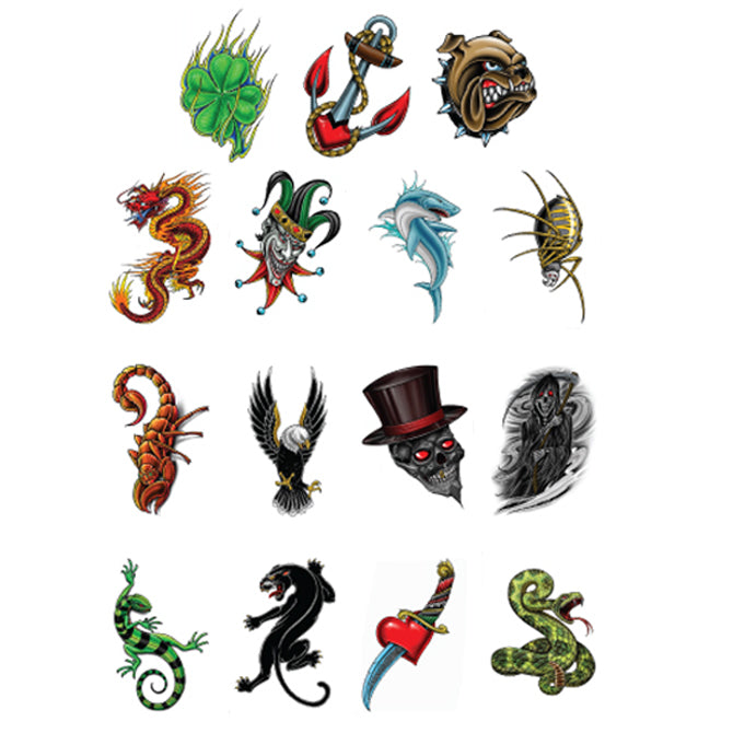 Ink & Edge Temporary Tattoos