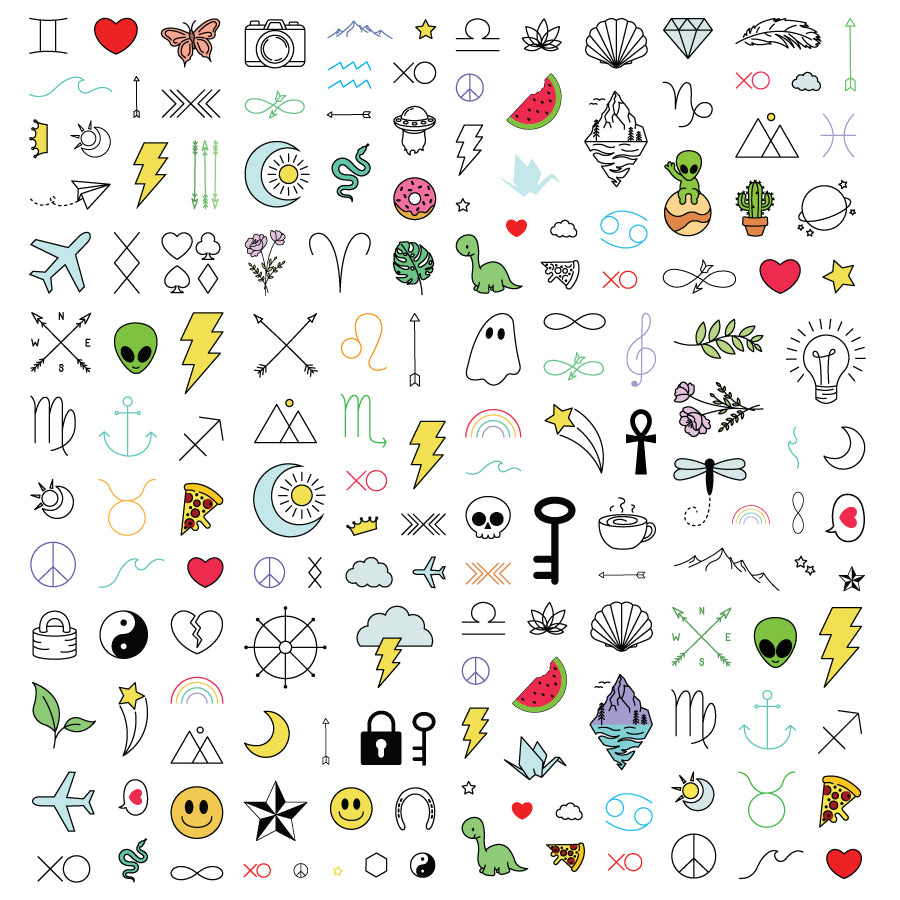 Tiny Treasures Tattoo Collection (300pcs)