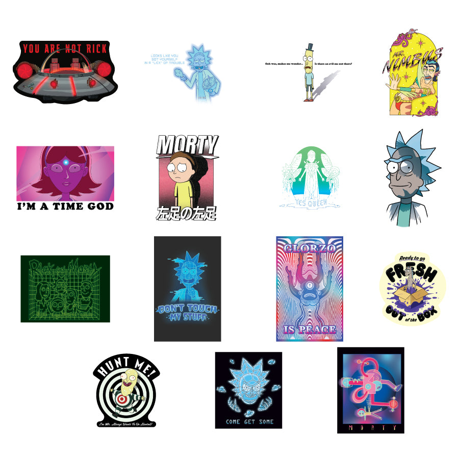 Rick and Morty Stickers